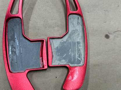 2015-2023 Ford Mustang Auto Paddle Shifter Extensions "Red"