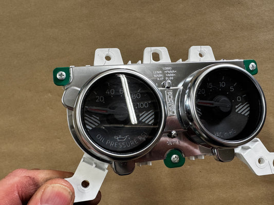 2018-2023 Ford Mustang GT 5.0 PP1 Aluminum Dash Trim Gauges Oil Pressure Vacuum
