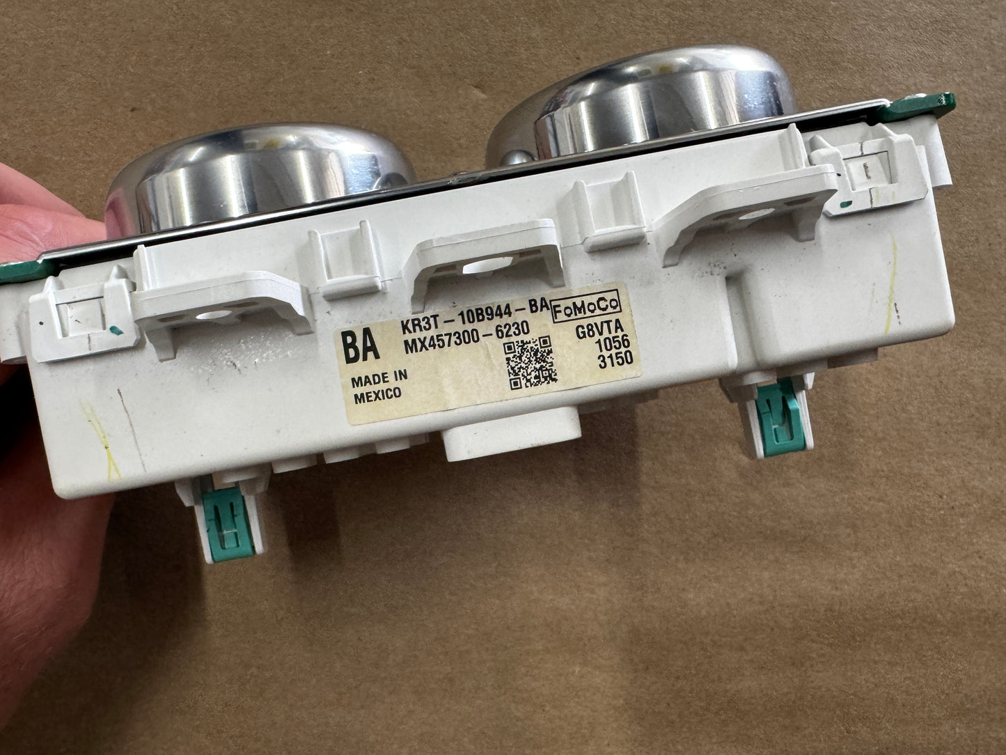 2018-2023 Ford Mustang GT 5.0 PP1 Aluminum Dash Trim Gauges Oil Pressure Vacuum