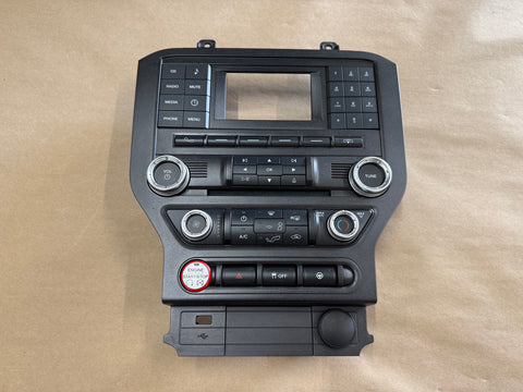 2015-2017 Ford Mustang GT Face Plate Radio Trim Piece