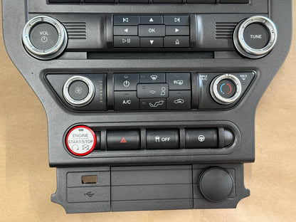 2015-2017 Ford Mustang GT Face Plate Radio Trim Piece
