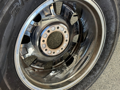 2023-2026 Ford F-250 F-350 Chrome Wheels Rims 20x8 Set Tires Bridgestone 275/65/20