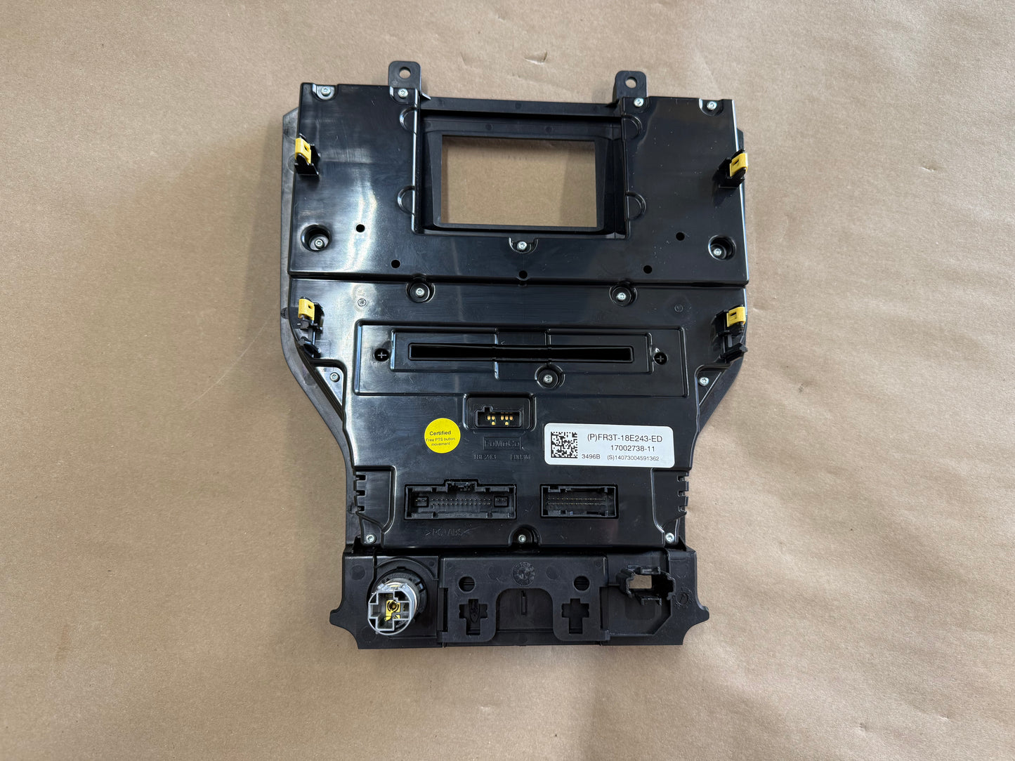 2015-2017 Ford Mustang GT Face Plate Radio Trim Piece