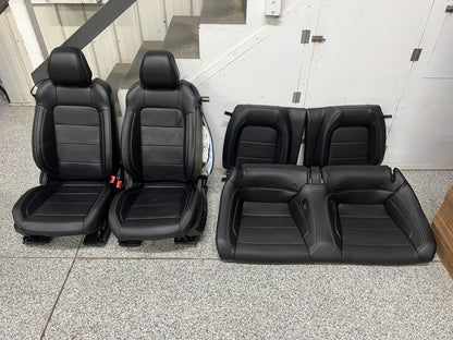 2018-2023 Ford Mustang GT Black Leather Coupe Front Rear Power Seats Heat Cooled