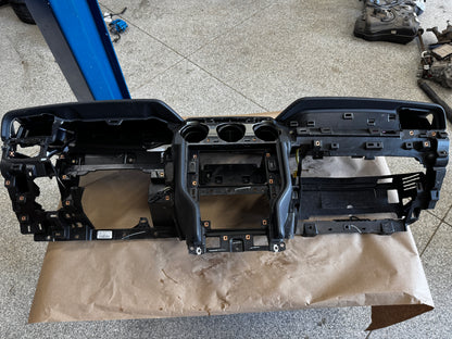 2018-2023 Ford Mustang GT 5.0 Leather Dash Pad Frame "Red Stitch"