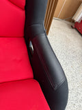 2015-2023 Ford Mustang Corbeau FX1 Pro Racing Seats Seat Brackets Black/Red