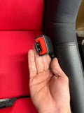 2015-2023 Ford Mustang Corbeau FX1 Pro Racing Seats Seat Brackets Black/Red