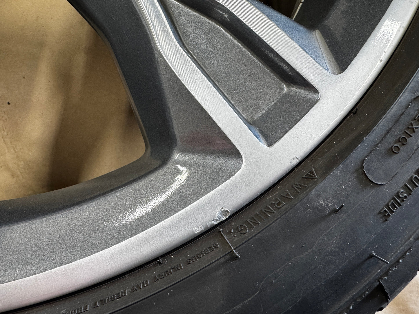 2018-2023 Ford Mustang California Special 19x8.5" Wheel Rim 255/40/19 Michelin