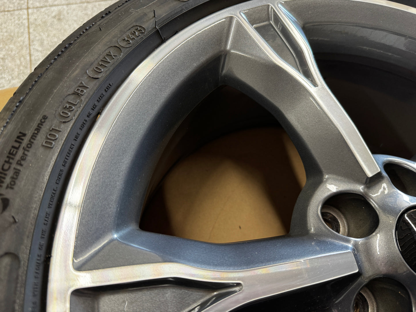 2018-2023 Ford Mustang California Special 19x8.5" Wheel Rim 255/40/19 Michelin