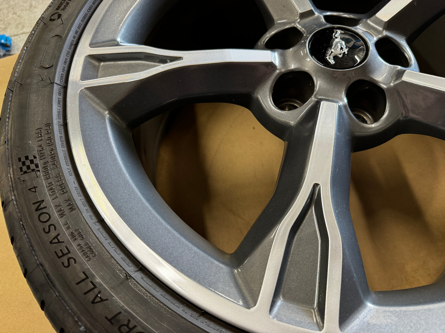 2018-2023 Ford Mustang California Special 19x8.5" Wheel Rim 255/40/19 Michelin