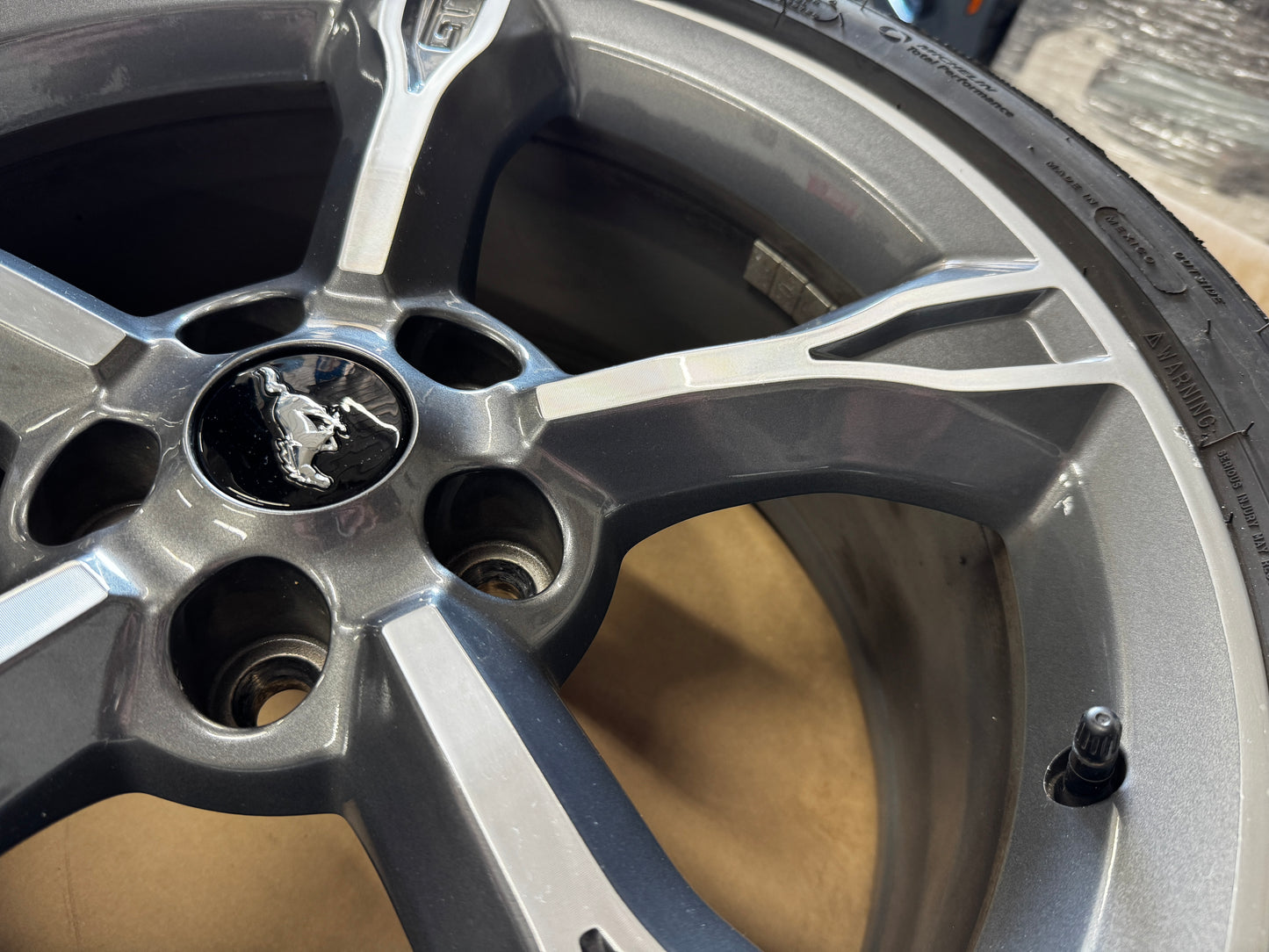 2018-2023 Ford Mustang California Special 19x8.5" Wheel Rim 255/40/19 Michelin