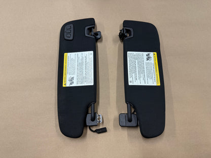 2015-2023 Ford Mustang Coupe Sun Visors Pair "Home Link"