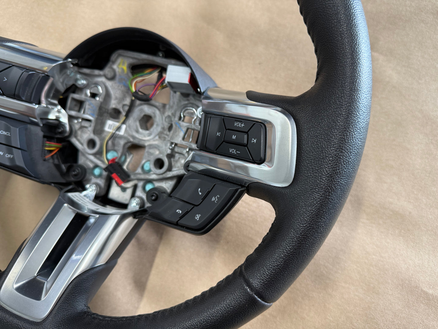 2015-2017 Ford Mustang GT Leather Steering Wheel "Manual"