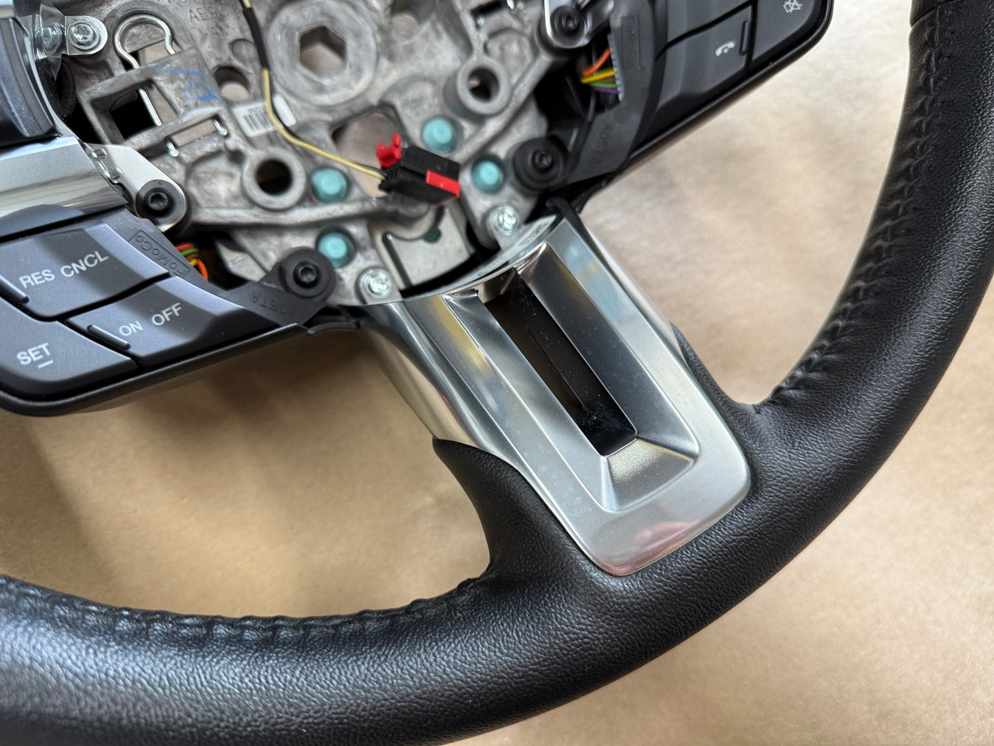 2015-2017 Ford Mustang GT Leather Steering Wheel "Manual"