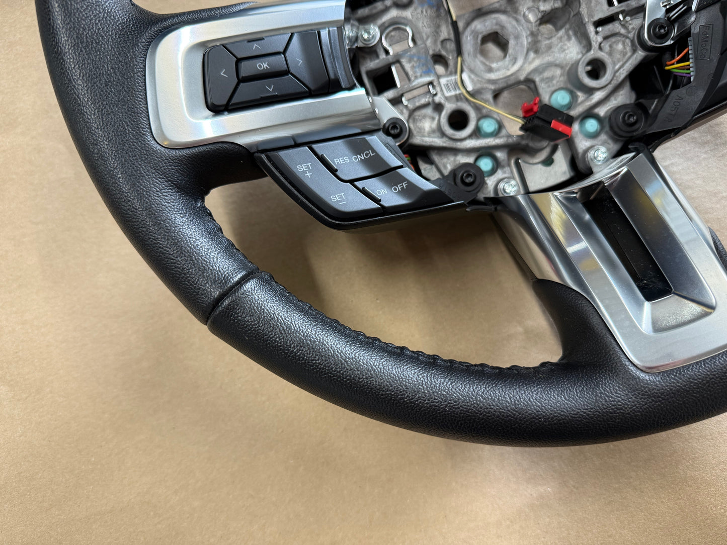 2015-2017 Ford Mustang GT Leather Steering Wheel "Manual"