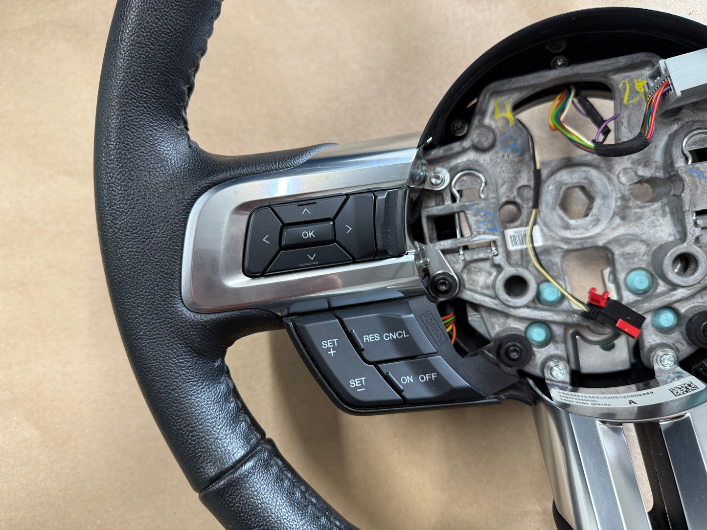 2015-2017 Ford Mustang GT Leather Steering Wheel "Manual"