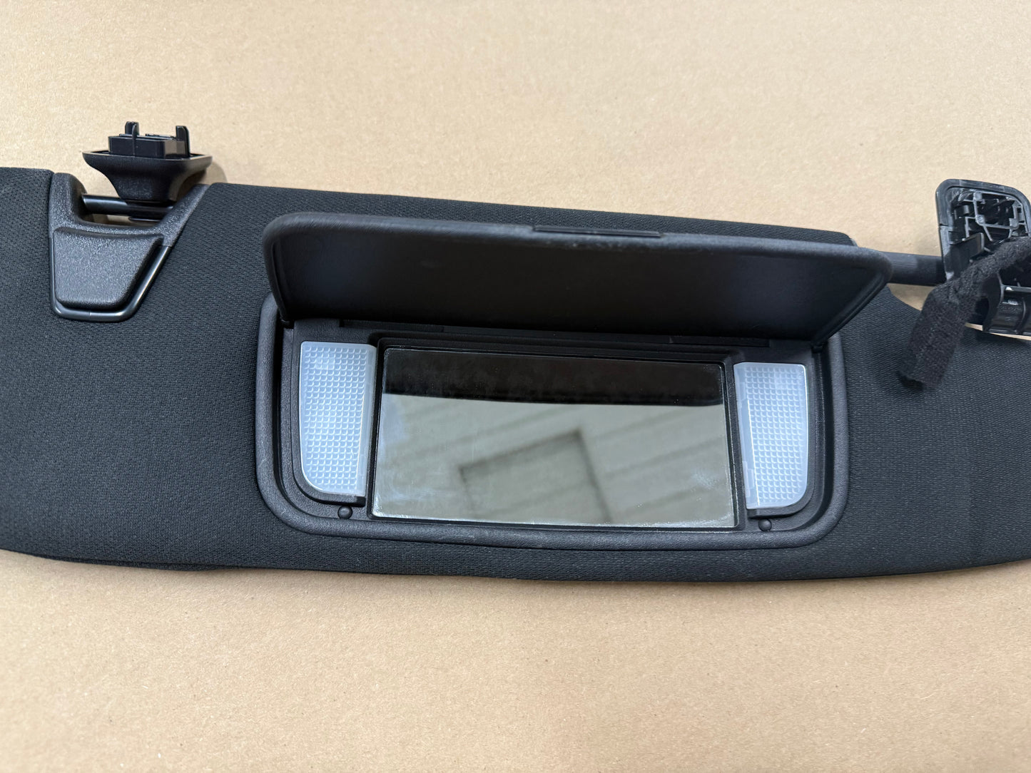 2015-2023 Ford Mustang Coupe Sun Visors Pair "Home Link"