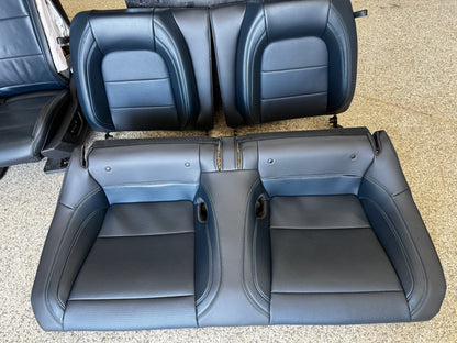 2024-2026 Ford Mustang California Special Seats Blue Leather Heated Cooled