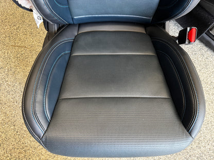 2024-2026 Ford Mustang California Special Seats Blue Leather Heated Cooled