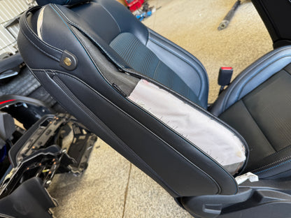 2024-2026 Ford Mustang California Special Seats Blue Leather Heated Cooled
