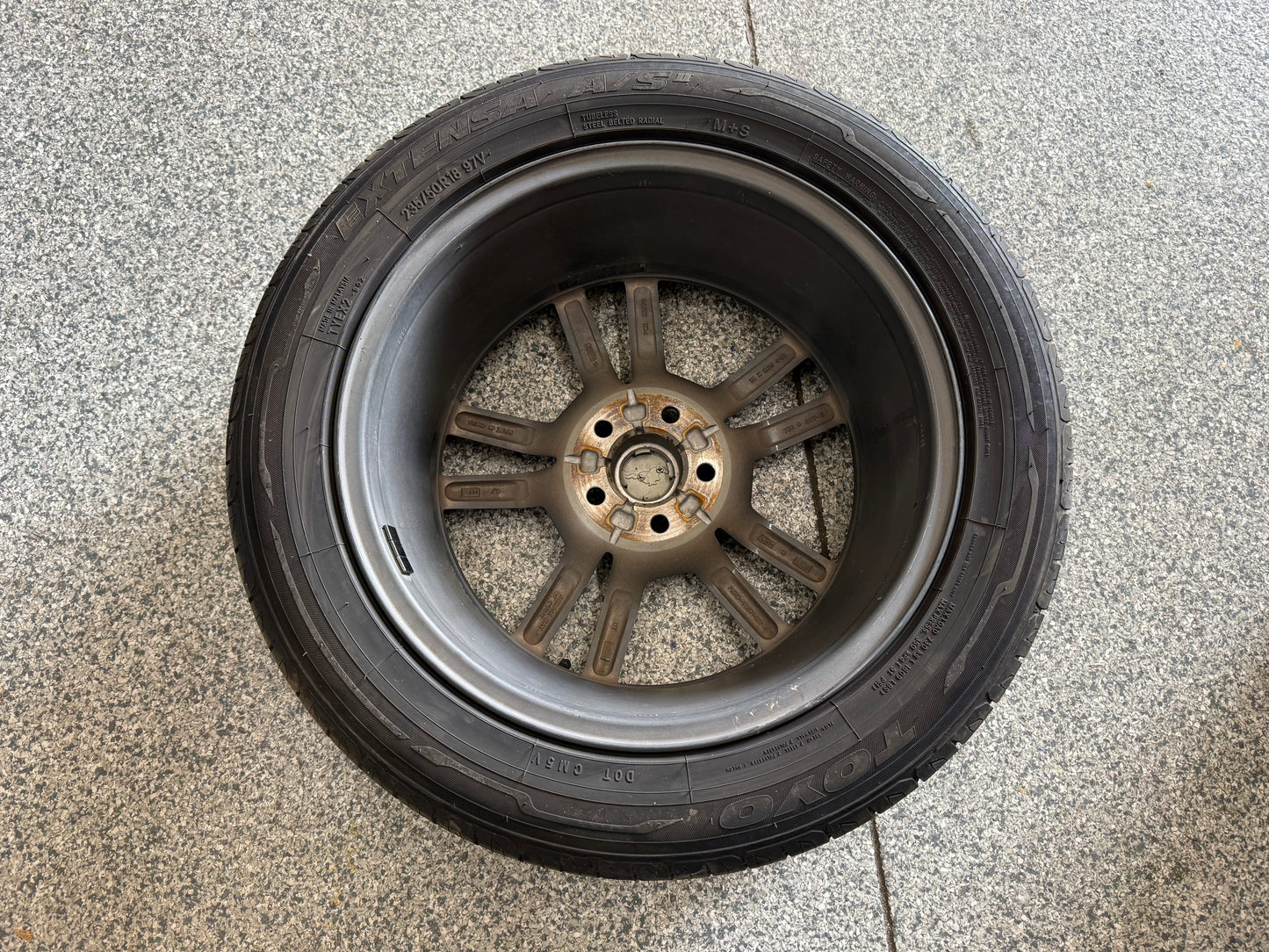 2015-2017 Ford Mustang GT 5.0 18x8" Wheel Toyo Tire 235/50/18