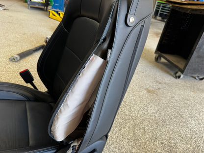 2024-2026 Ford Mustang California Special Seats Blue Leather Heated Cooled