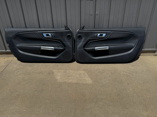 2024-2026 Mustang California Special LH RH Leather Insert Door Panels Pair -OEM