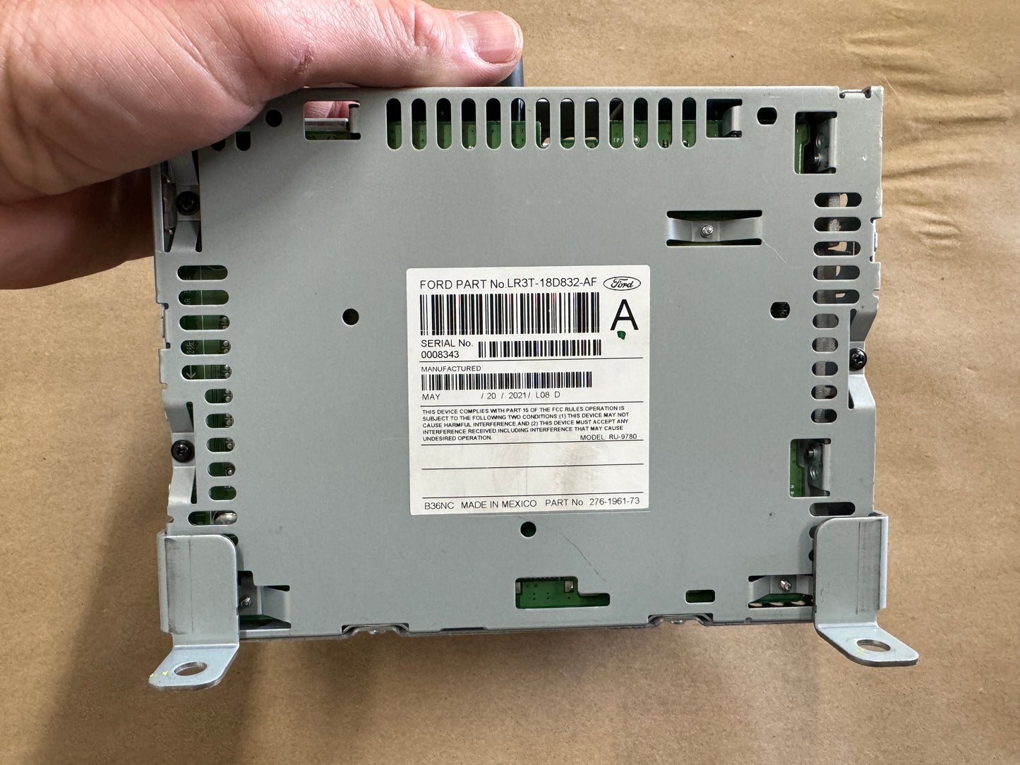 2018-2023 Ford Mustang Radio Head Unit NON Touch Screen 4" Display