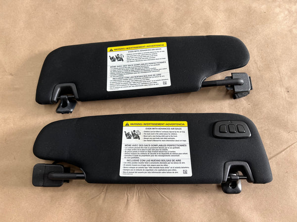 2015-2022 Ford Mustang GT Coupe Sun Visors Pair “Home link”