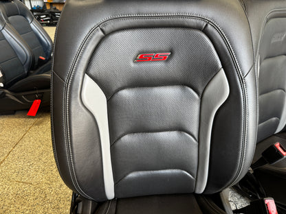 2016-2023 Chevrolet Camaro SS Coupe Front Rear Seats Black Leather - OEM