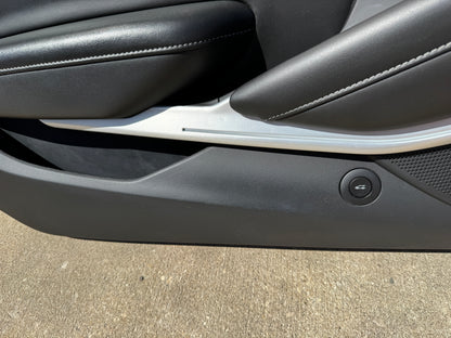 2016-2024 Chevrolet Camaro SS Coupe RH LH Pair Door Panels Black Leather