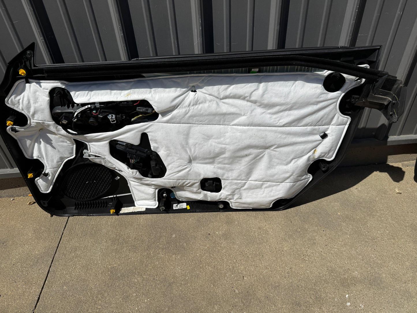 2016-2024 Chevrolet Camaro SS Coupe RH LH Pair Door Panels Black Leather