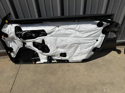 2016-2024 Chevrolet Camaro SS Coupe RH LH Pair Door Panels Black Leather