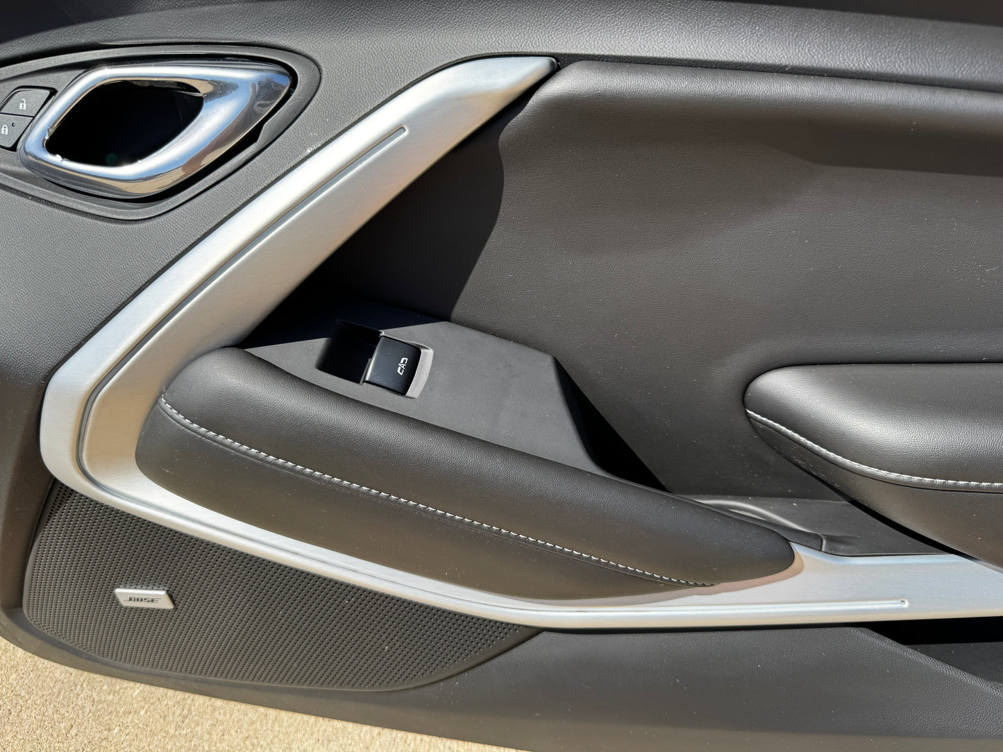 2016-2024 Chevrolet Camaro SS Coupe RH LH Pair Door Panels Black Leather