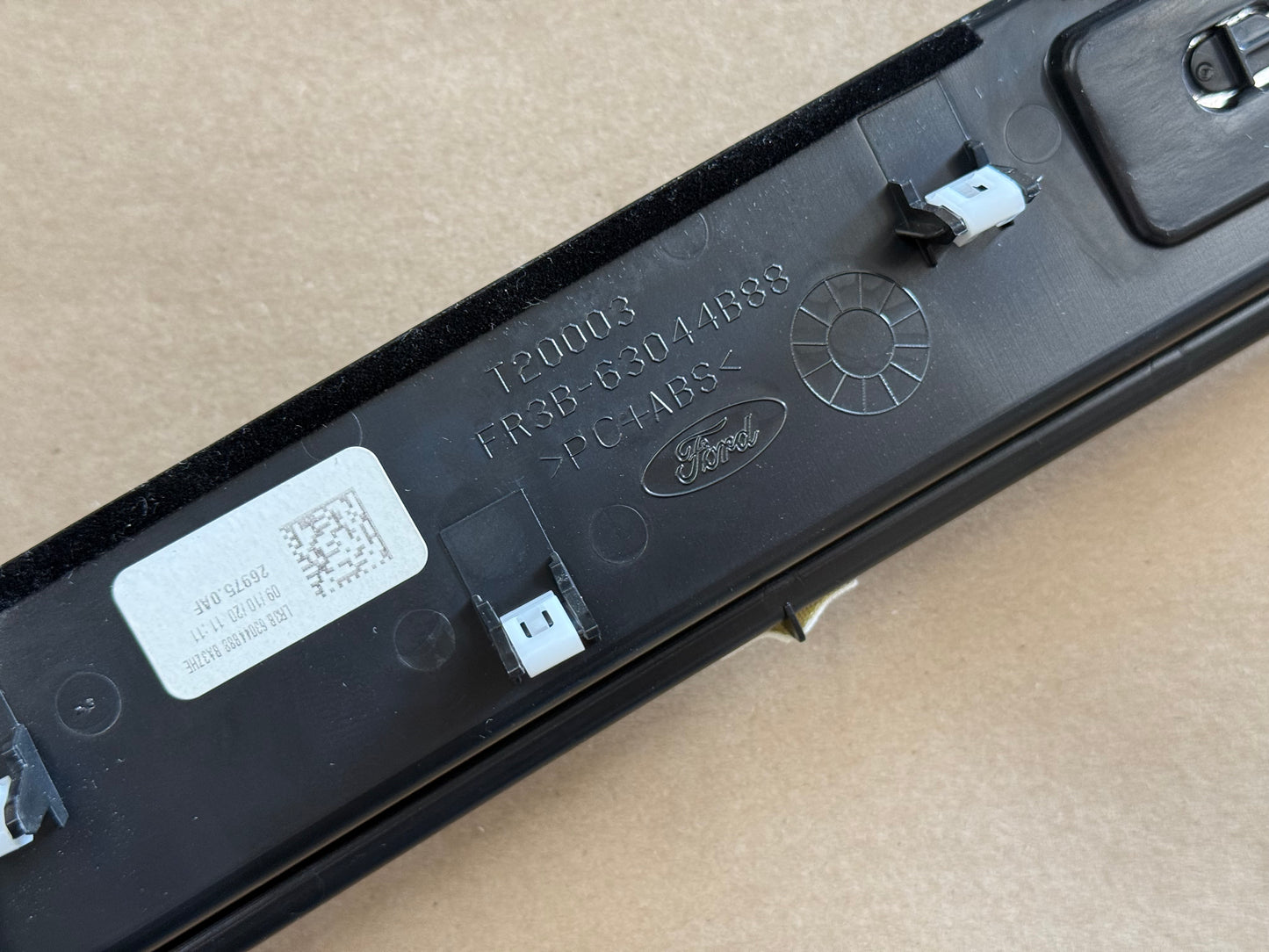 2015-2023 Ford Mustang GT Dash Plaque Trim Insert