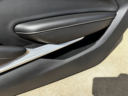 2016-2024 Chevrolet Camaro SS Coupe RH LH Pair Door Panels Black Leather