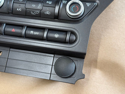 2018-2023 Ford Mustang GT Face Plate Radio Trim Piece