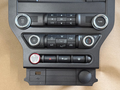 2018-2023 Ford Mustang GT Face Plate Radio Trim Piece