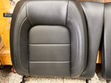 2015-2017 Ford Mustang GT Premium Leather Front Rear Seats Black Heated Cooled