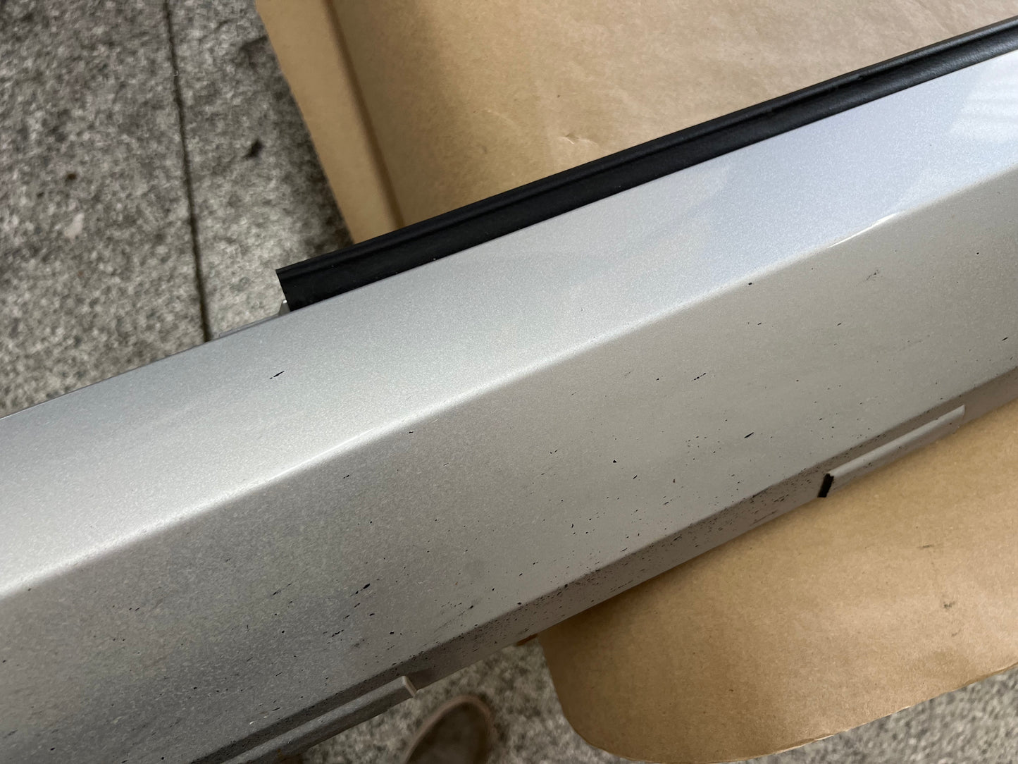 2010-2015 Chevrolet Camaro SS LH Driver Side Skirt Molding "Silver"