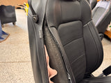 2015-2017 Ford Mustang GT Premium Leather Front Rear Seats Black Heated Cooled