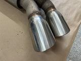 2012-2015 Chevrolet Camaro SS Quad Tip Mufflers RH LH Pair Used