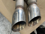 2012-2015 Chevrolet Camaro SS Quad Tip Mufflers RH LH Pair Used