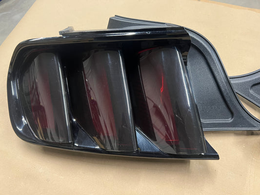2015-2017 Ford Mustang GT GT500 Eco boost RH LH Tail Lights Pair Smoked Covers