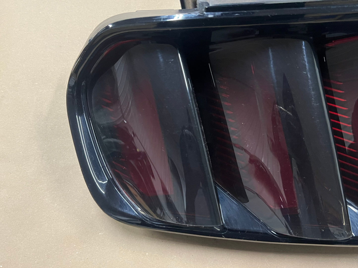 2015-2017 Ford Mustang GT GT500 Eco boost RH LH Tail Lights Pair Smoked Covers