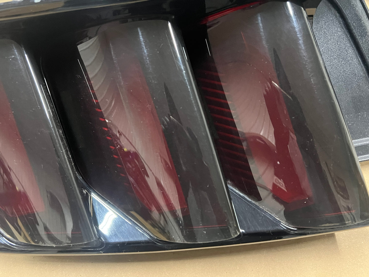 2015-2017 Ford Mustang GT GT500 Eco boost RH LH Tail Lights Pair Smoked Covers