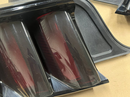 2015-2017 Ford Mustang GT GT500 Eco boost RH LH Tail Lights Pair Smoked Covers