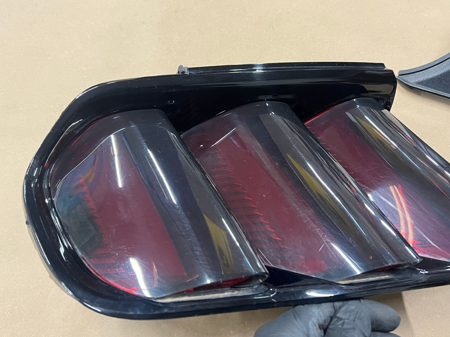 2015-2017 Ford Mustang GT GT500 Eco boost RH LH Tail Lights Pair Smoked Covers