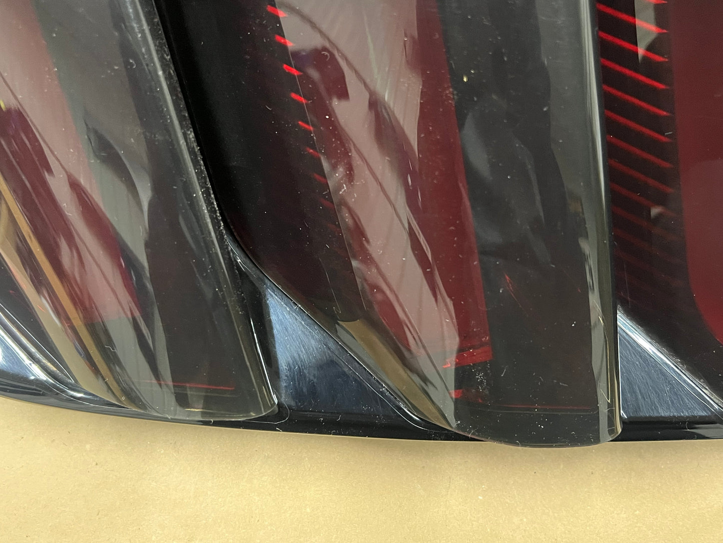 2015-2017 Ford Mustang GT GT500 Eco boost RH LH Tail Lights Pair Smoked Covers