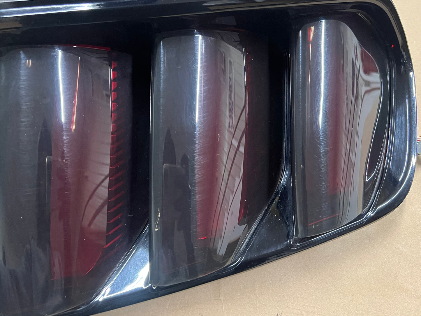 2015-2017 Ford Mustang GT GT500 Eco boost RH LH Tail Lights Pair Smoked Covers